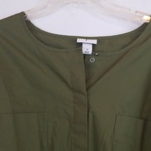 Ava & Viv Dresses - Ava & Viv Olive green button down plus size dress Ava & Viv Dresses - Ava & Viv Olive green button down plus size dress